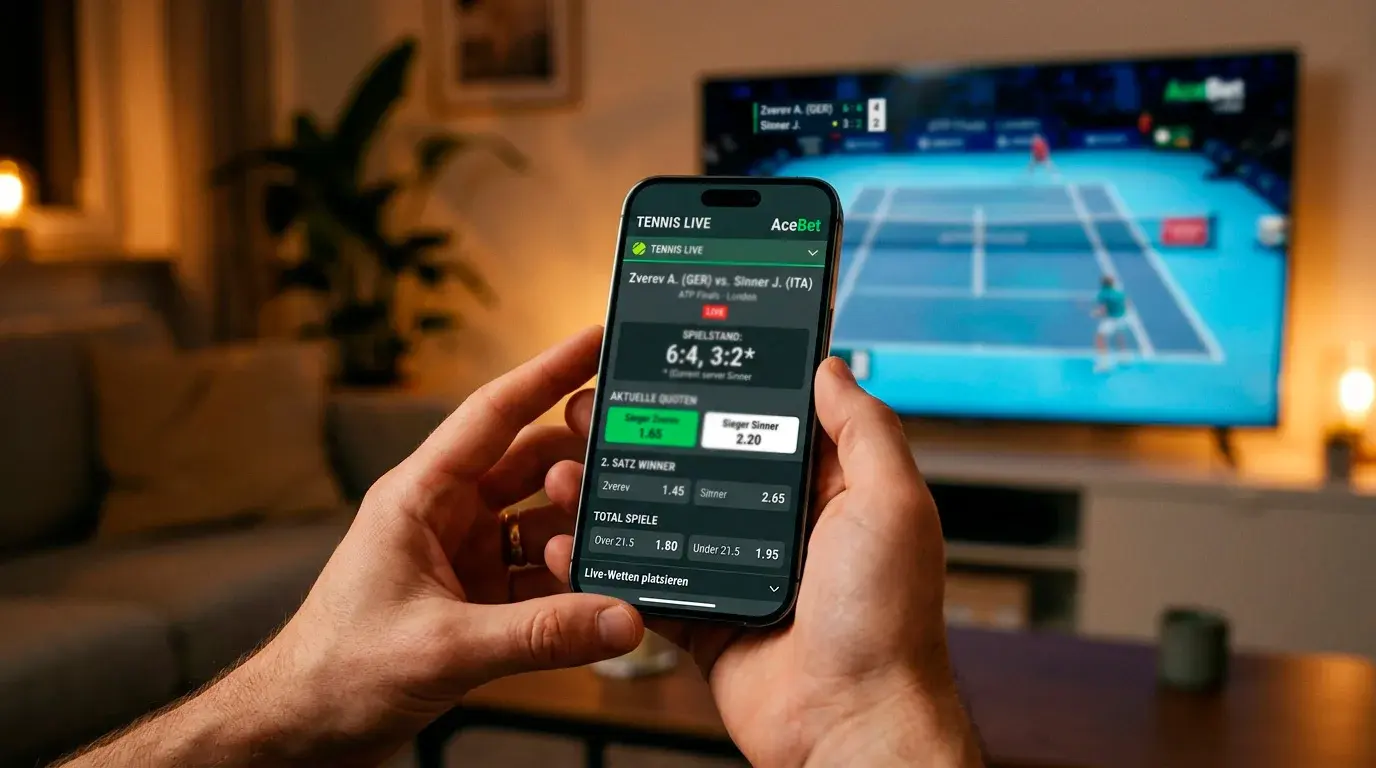 Tennis Wetten App – die besten mobilen Apps 2026 für Tennis Live Wetten